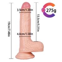 Censan 19CM Ten Rengi Vantuzlu Dildo