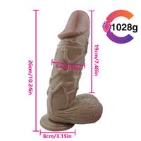 Censan 26CM Gerçekçi Mega Dildo