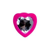 Censan Diamond Heart Anal Plug Pembe 7 cm 18 g