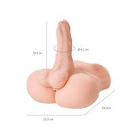 Censan Juicy Pussy Penis Masturbator TPE Ten 25 cm 19 cm Dildo