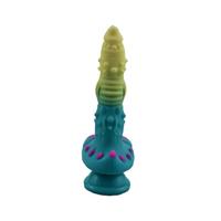 Censan Yeşil Mavi Canavar Dildo Model 2